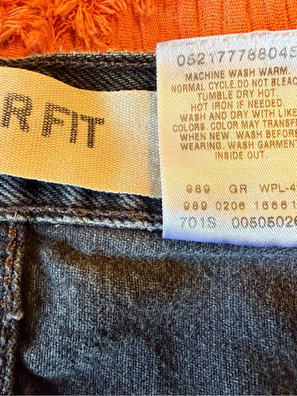 Men's Levi’s 505 Black Regular Fit Jeans Y2K